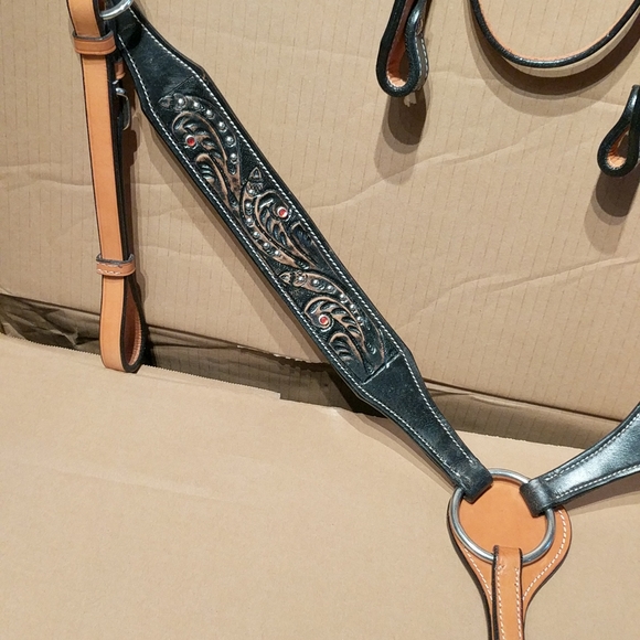 Western Headstall and Breast collar New - Picture 4 of 8